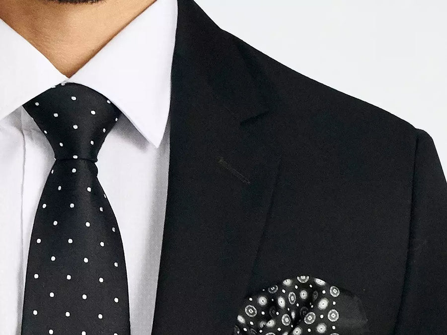 Hereford Cavalry Twill Black Suit