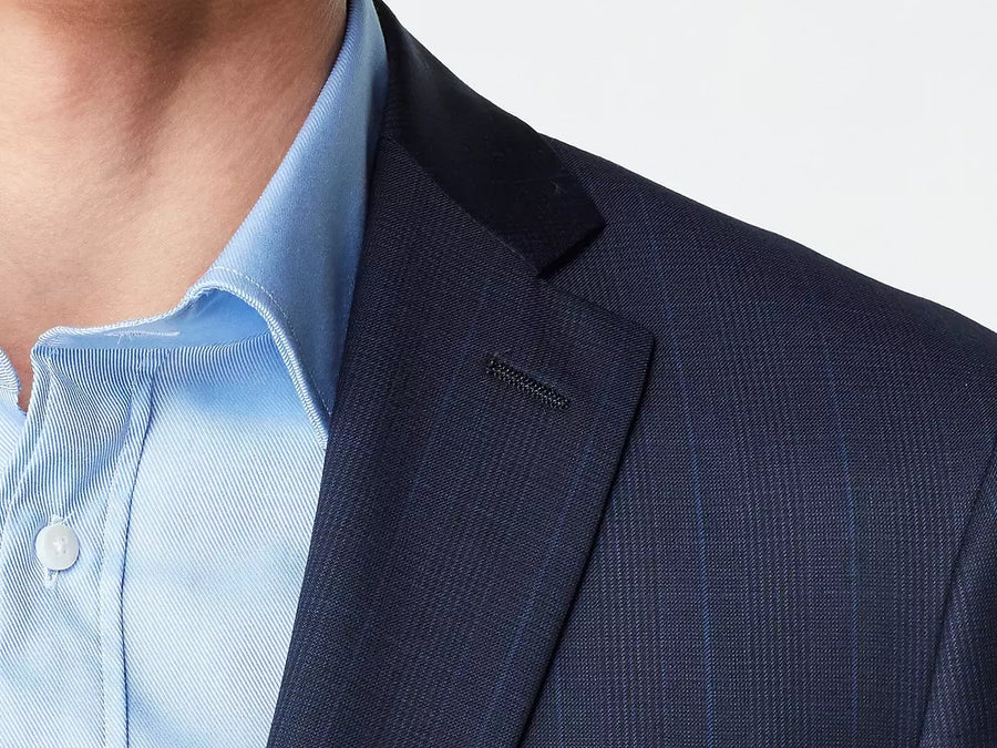 Hemsworth Prince Of Wales Midnight Blue Suit