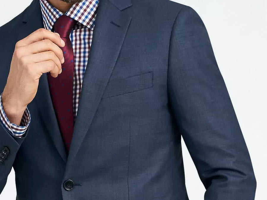 Hayle Sharkskin Slate Blue Suit