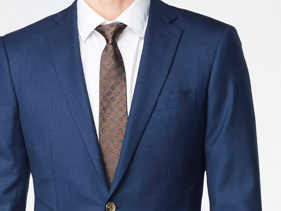 Hayle Sharkskin Dark Navy Suit