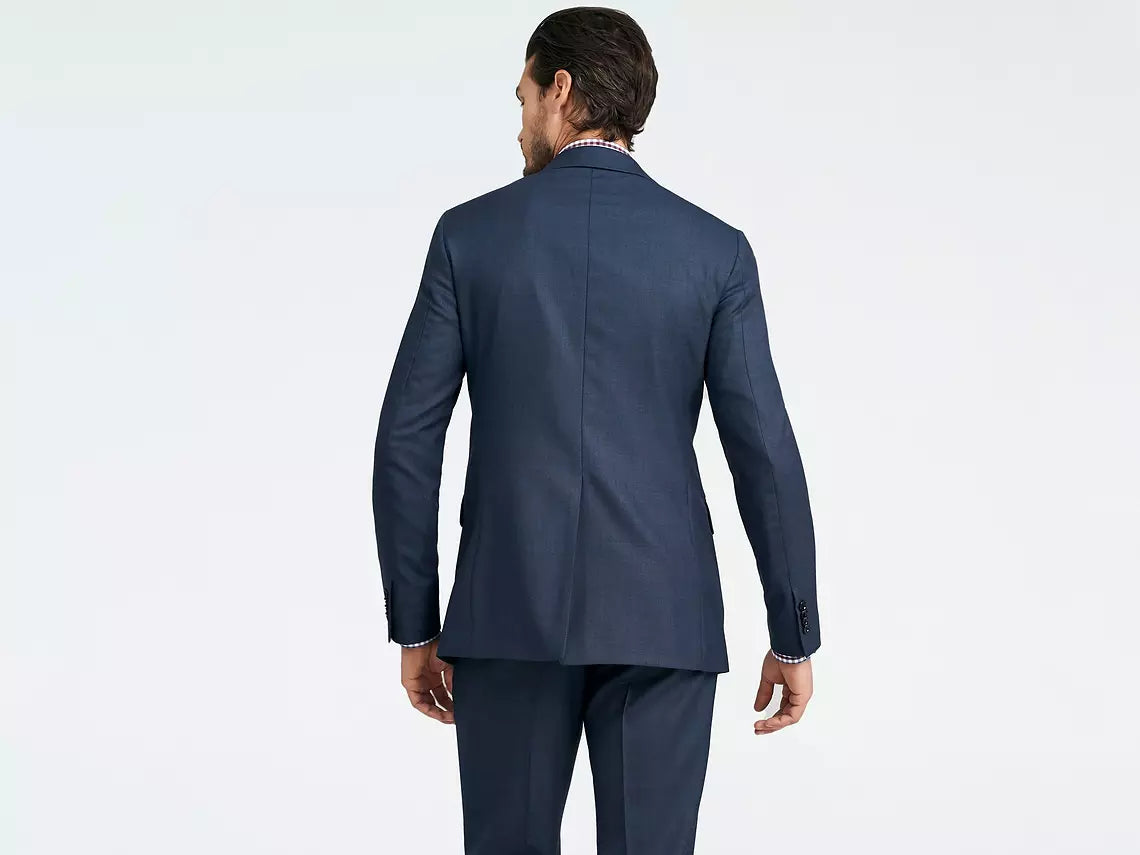 Hayle Sharkskin Slate Blue Suit