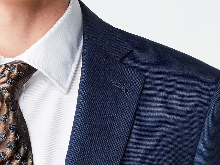 Hayle Sharkskin Dark Navy Suit