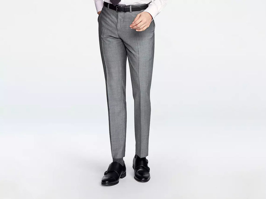 Hamilton Sharkskin Light Gray Suit