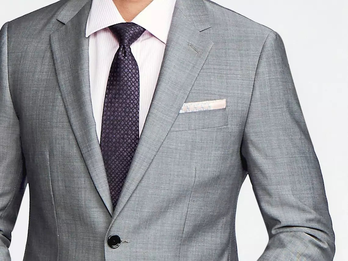 Hamilton Sharkskin Light Gray Suit