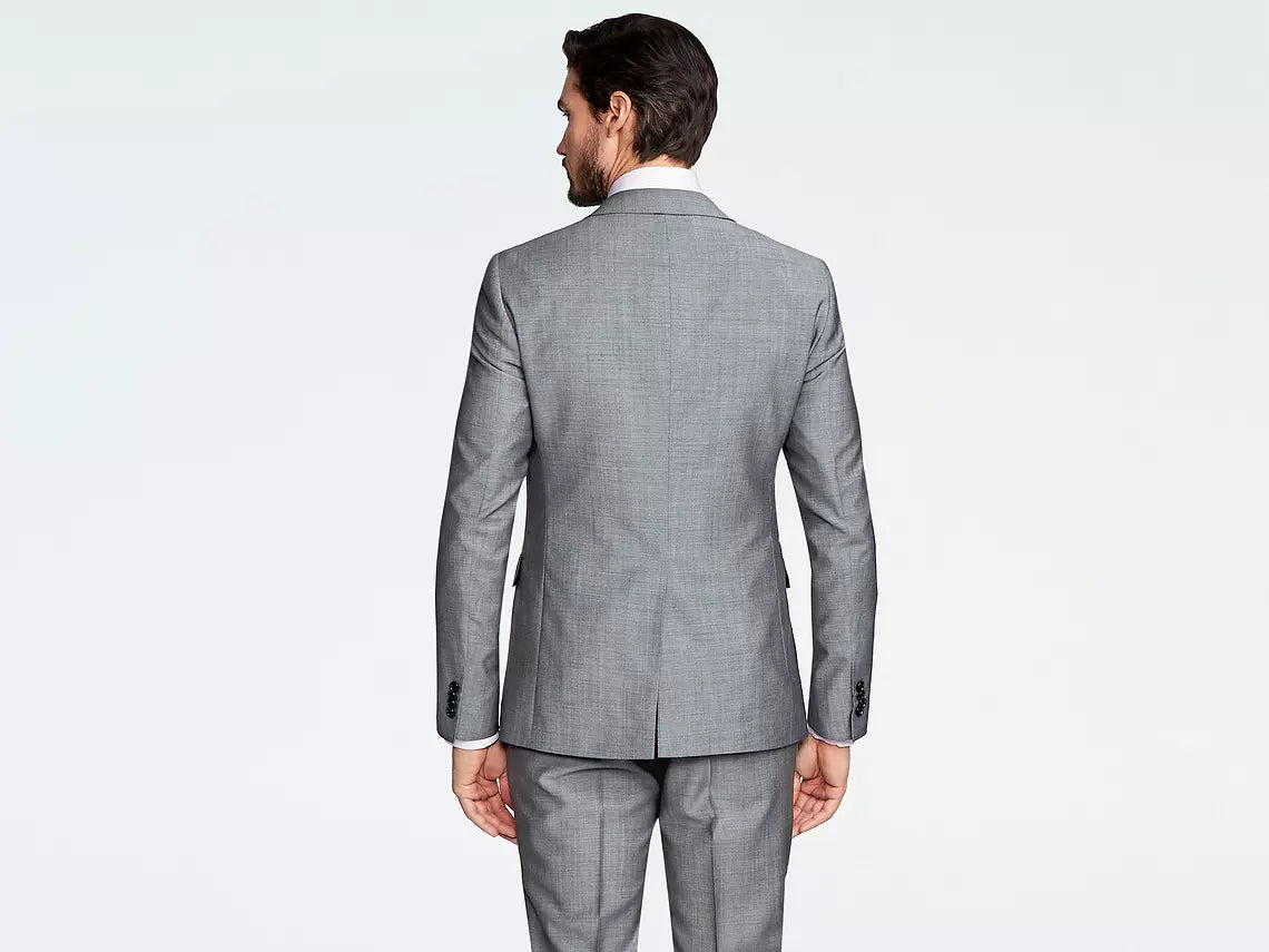 Hamilton Sharkskin Light Gray Suit
