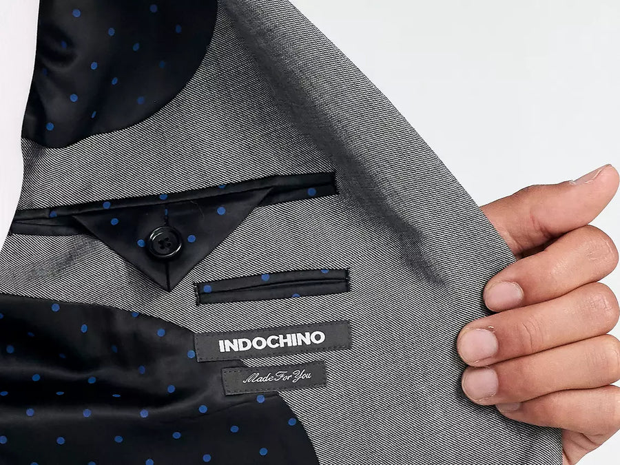 Hayle Sharkskin Gray Suit