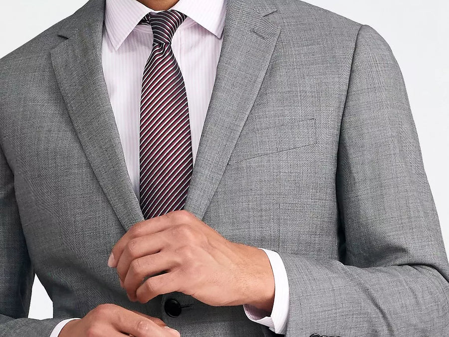 Hayle Sharkskin Gray Suit