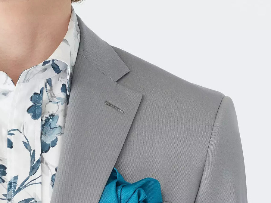 Hartley Cotton Stretch Dove Gray Suit