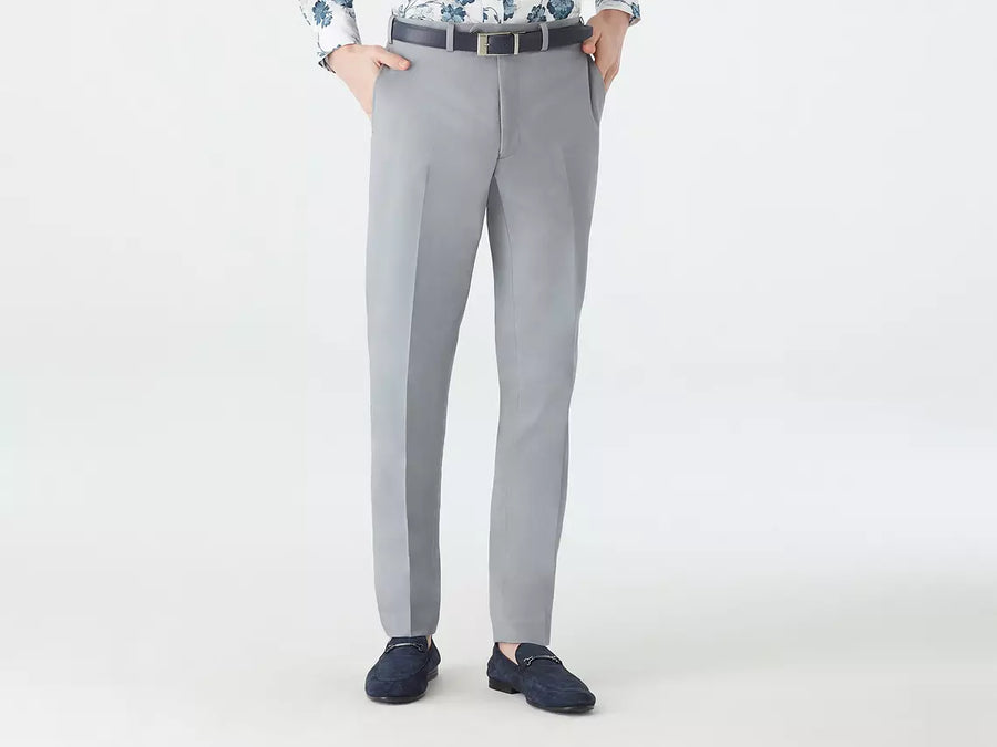 Hartley Cotton Stretch Dove Gray Suit