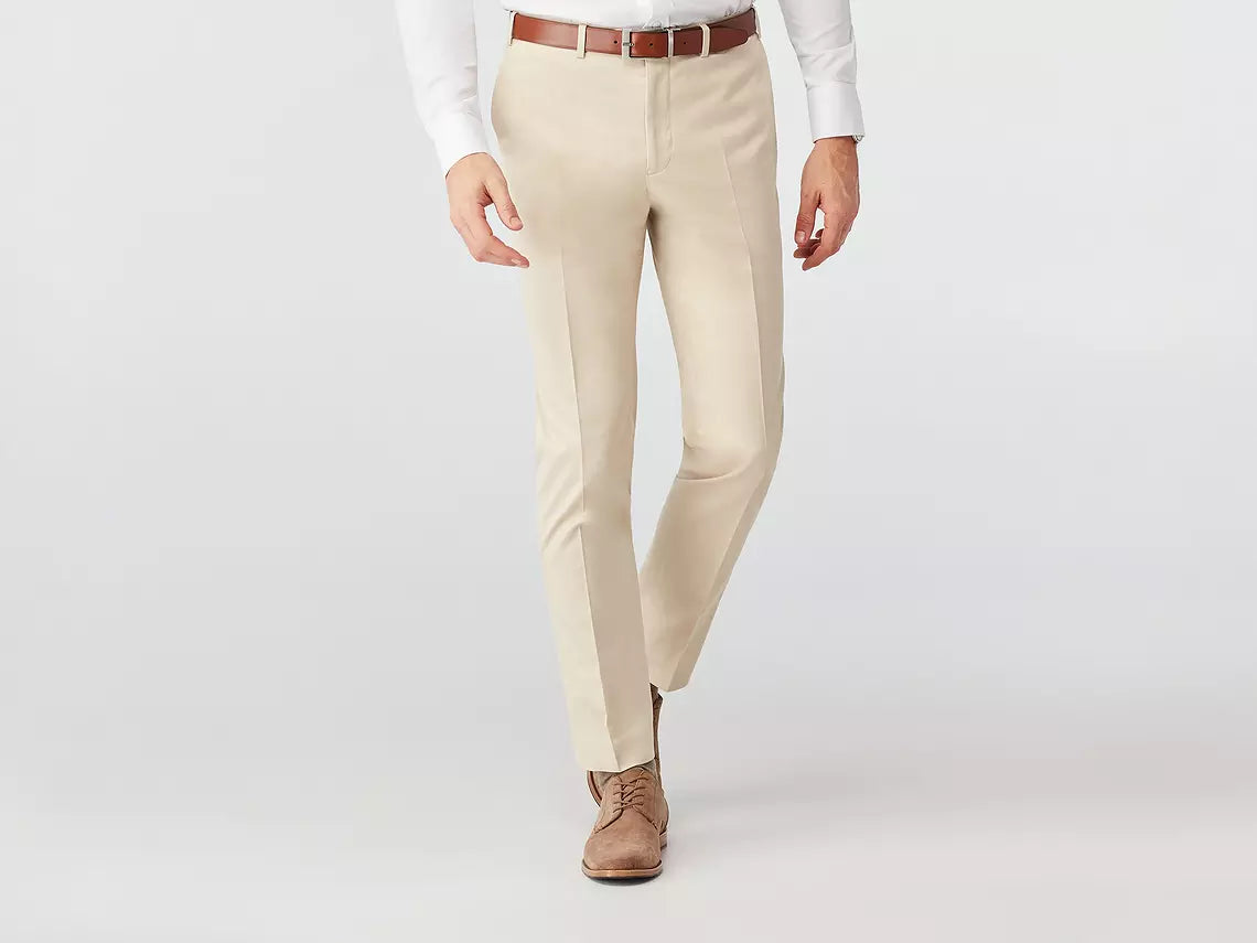 Hartley Cotton Stretch Khaki Suit