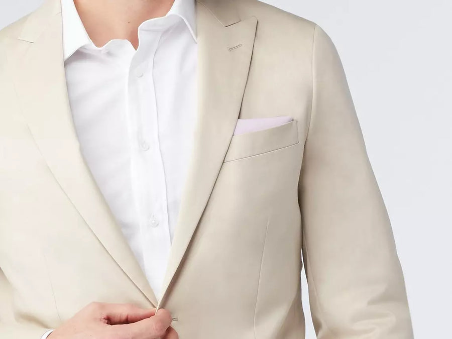 Hartley Cotton Stretch Khaki Suit