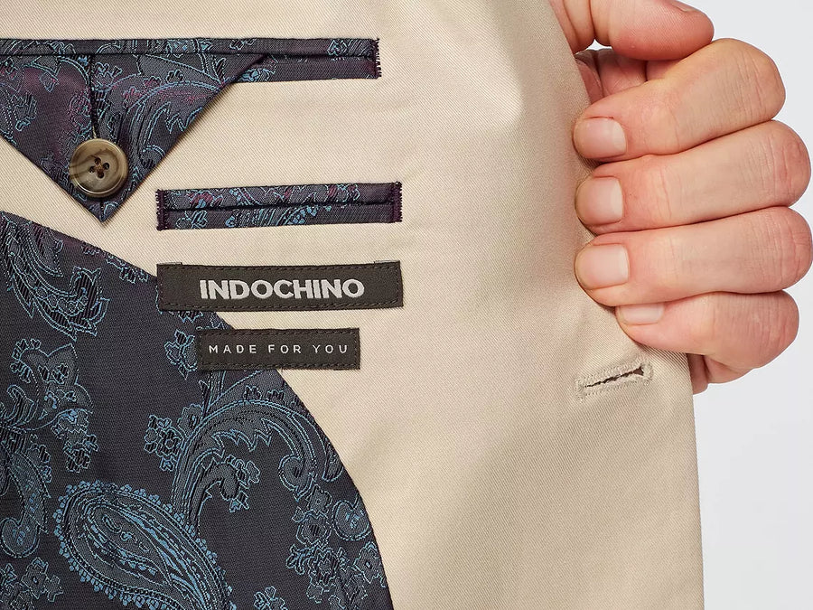 Hartley Cotton Stretch Khaki Suit