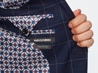 Thumbnail for Harrogate Windowpane Navy With Blue Suit
