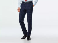 Thumbnail for Harrogate Windowpane Navy With Blue Suit