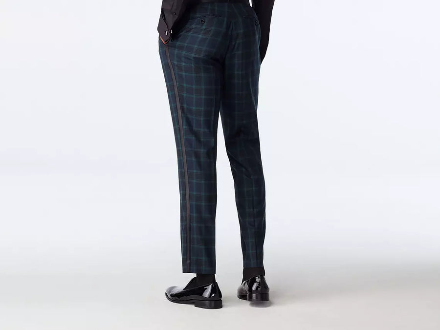 Hampton Tartan Navy Tuxedo