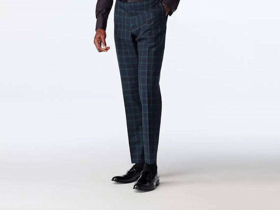 Hampton Tartan Navy Tuxedo