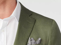 Thumbnail for Hartley Cotton Stretch Olive Suit