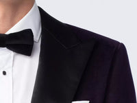 Thumbnail for Harford Velvet Purple Tuxedo
