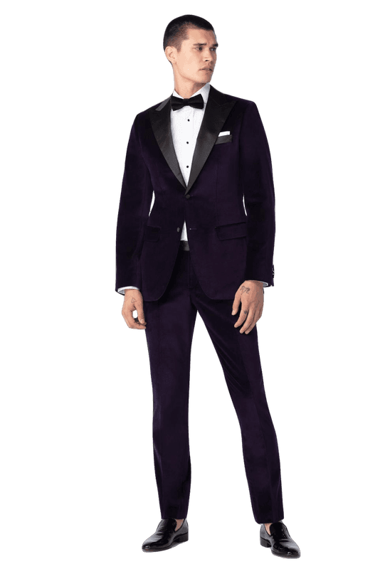 Harford Velvet Purple Tuxedo